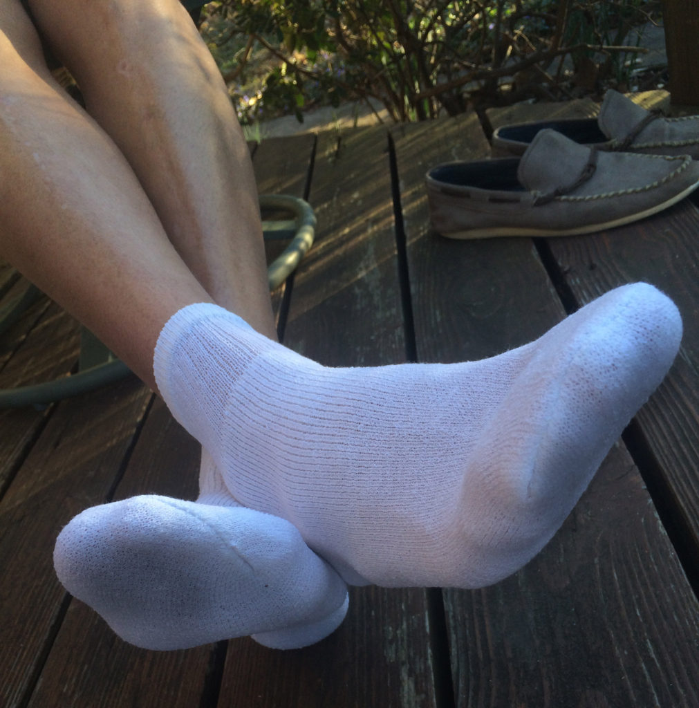 White Quarter Crew Jason Buy Men's Used Socks