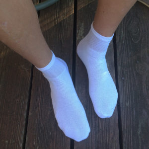 Used Mens Socks Well Worn White