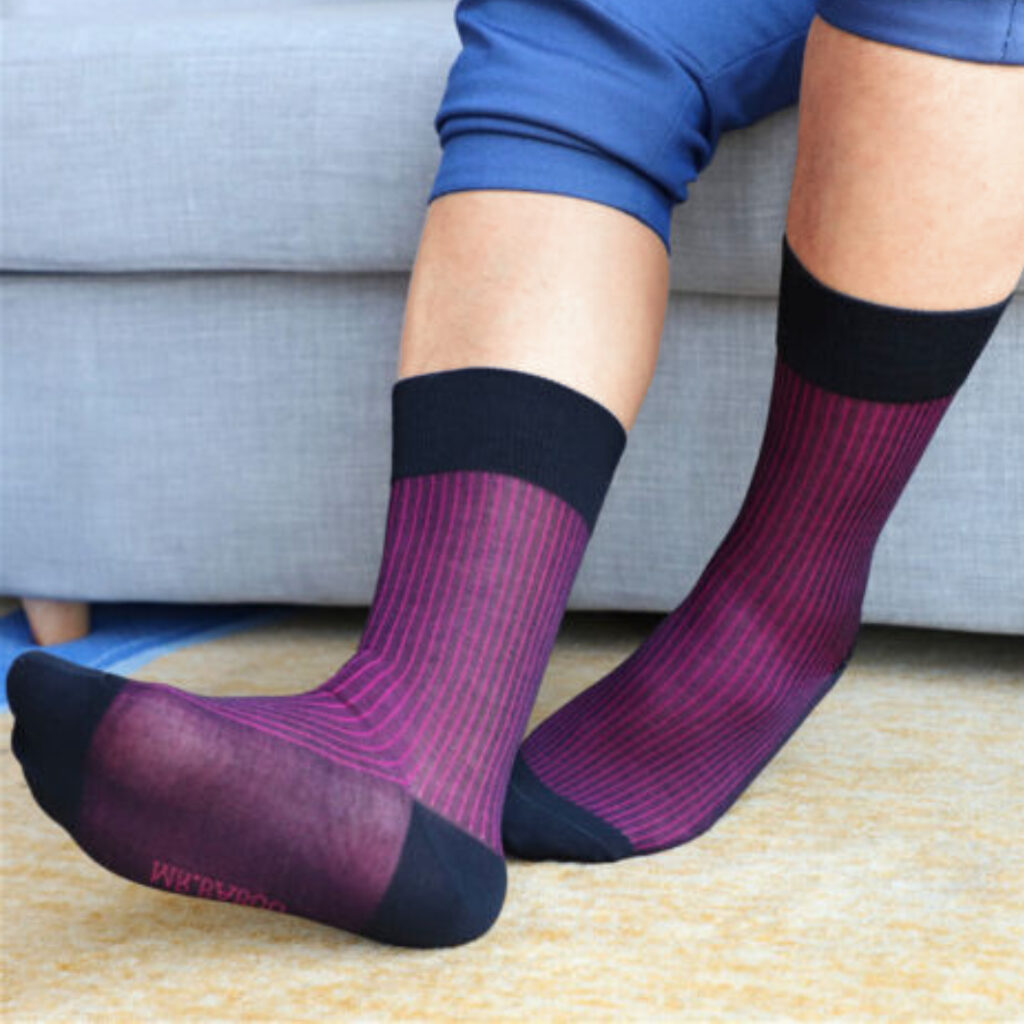 Business Striped Thin Cotton Sheer Buy Men's Used Socks